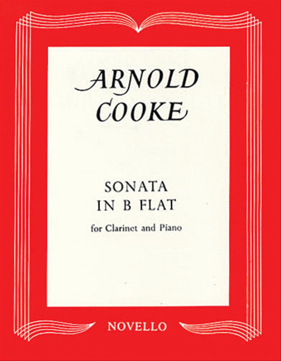 Sonata in B-flat Clarinet Solo scores gallery preview page 1