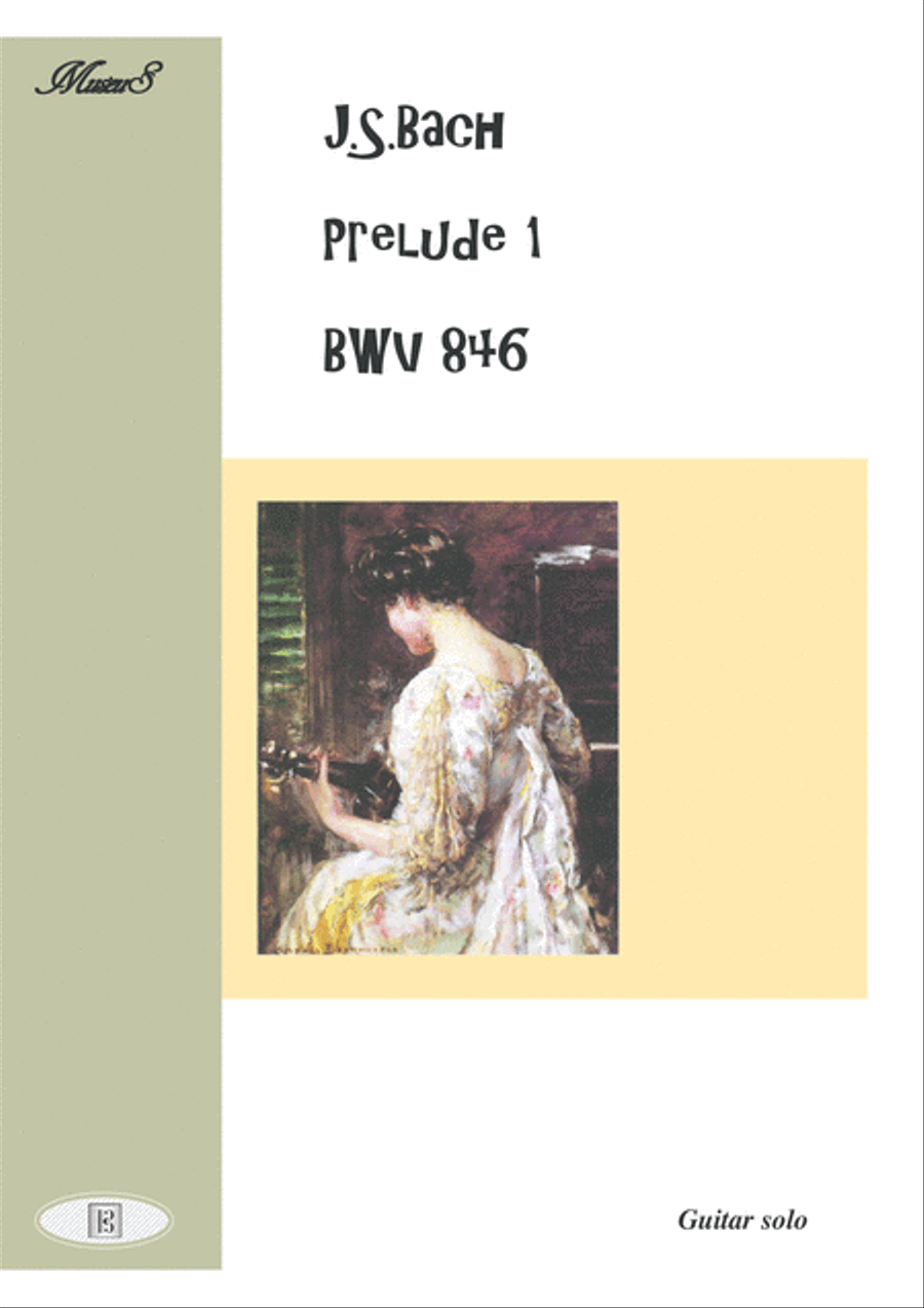 Bach for guitar BWV 846 Prelude 1 Acoustic Guitar scores gallery preview page 1