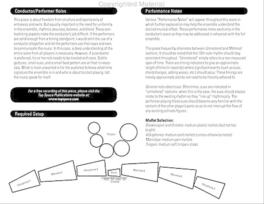 Pieces of Eight Percussion Ensemble scores gallery preview page 3