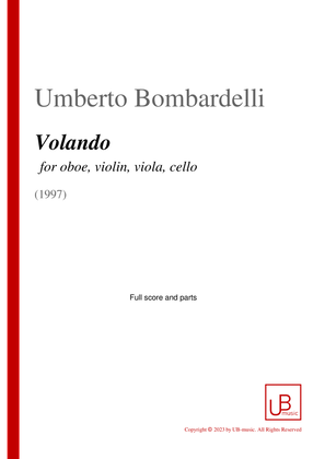 VOLANDO for oboe, violin, viola and cello