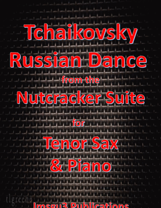 Tchaikovsky: Russian Dance from Nutcracker Suite for Tenor Sax & Piano