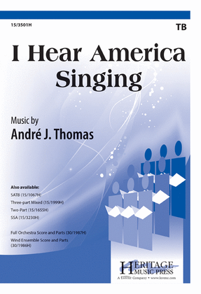 Book cover for I Hear America Singing