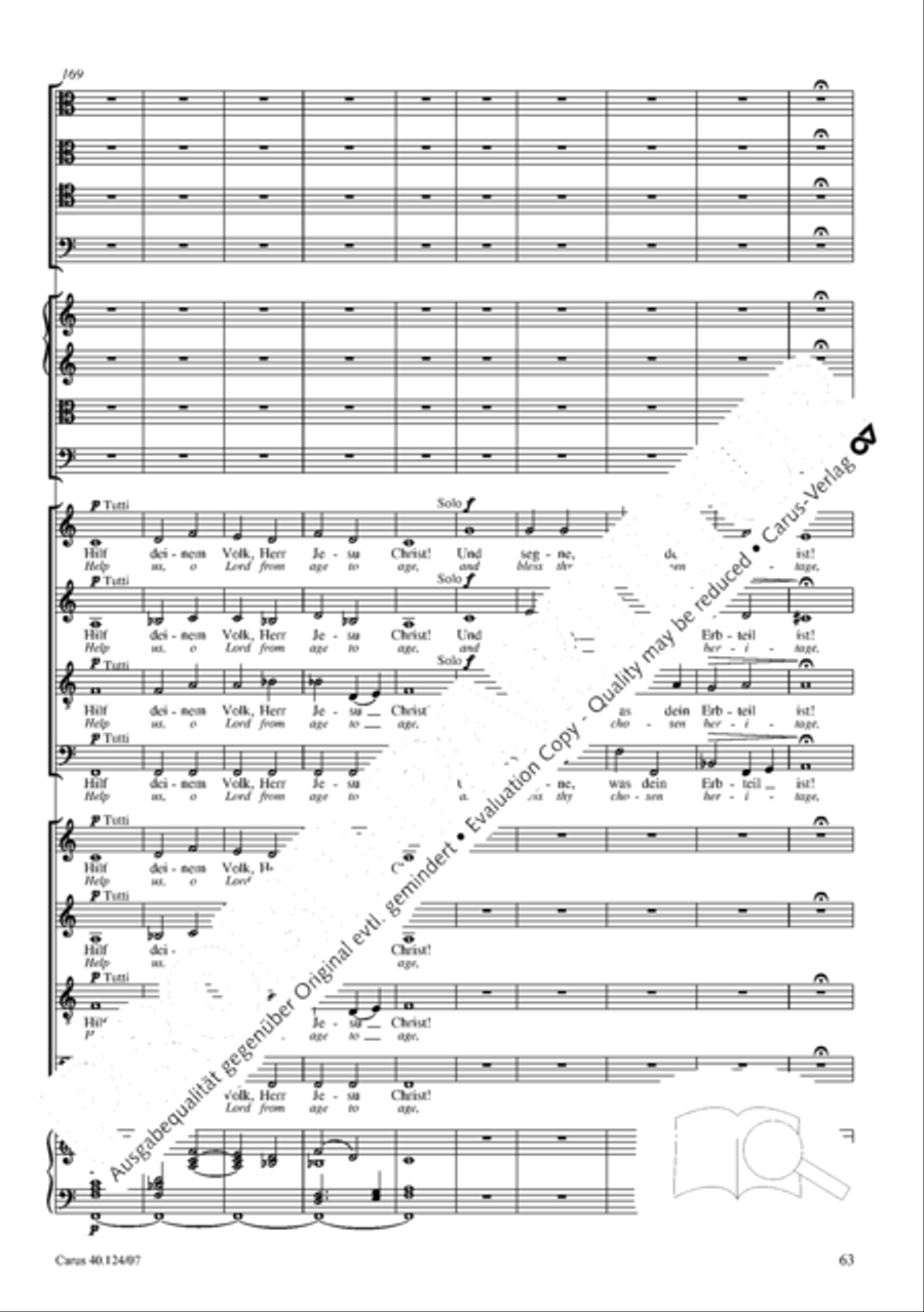 Kyrie in d + Herr Gott, dich loben wir Orchestra scores gallery preview page 64