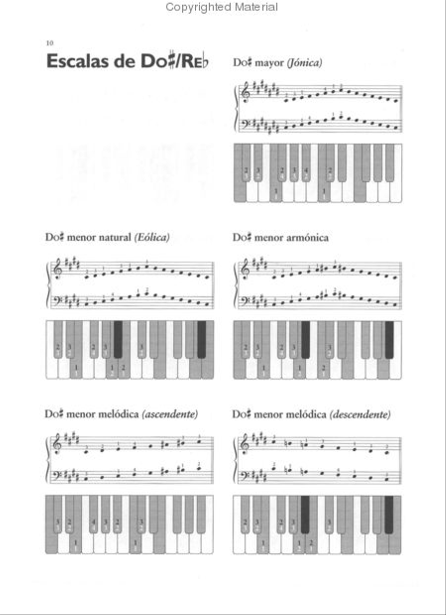 Aprende Ya! Curso de Teclado Piano scores gallery preview page 4