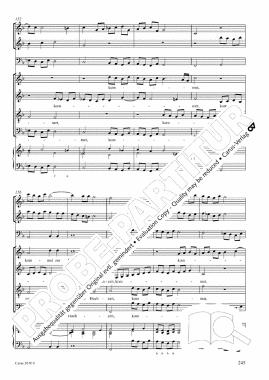 Opera varia I. Works with 1-7 parts (Complete edition, vol. 19) [Werke mit 1-7 obligaten Stimmen] Score scores gallery preview page 302