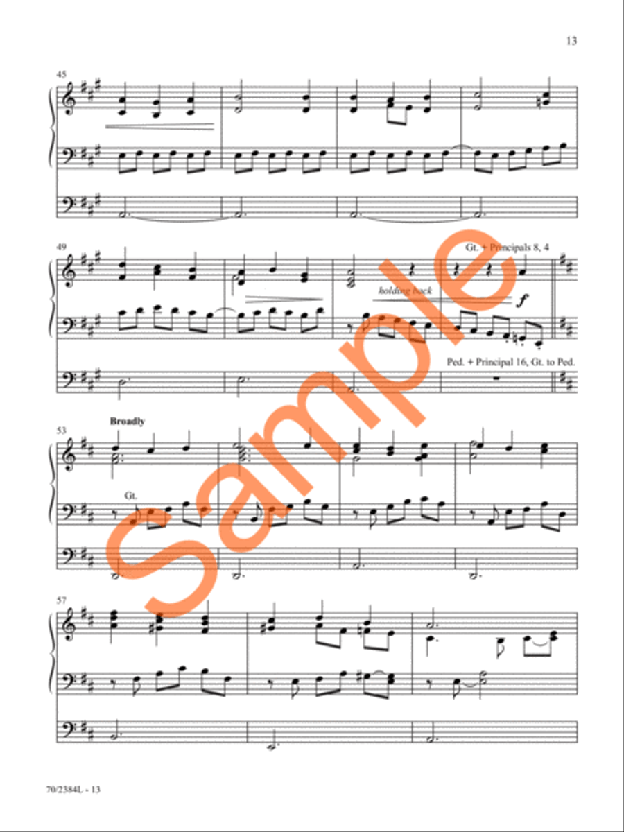 The Organist's Library, Vol. 72 Organ Solo scores gallery preview page 11