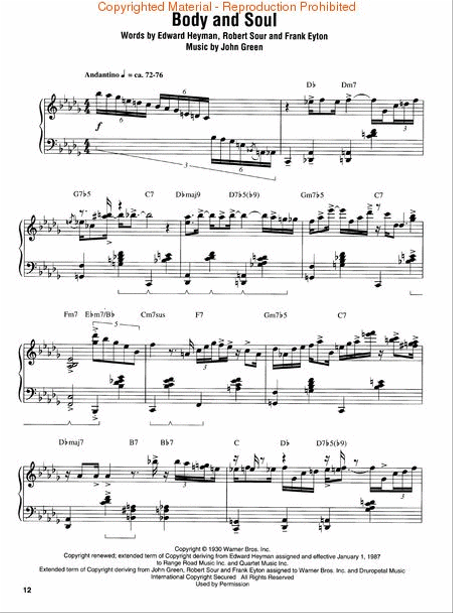 Thelonious Monk Plays Standards – Volume 2 Piano scores gallery preview page 2