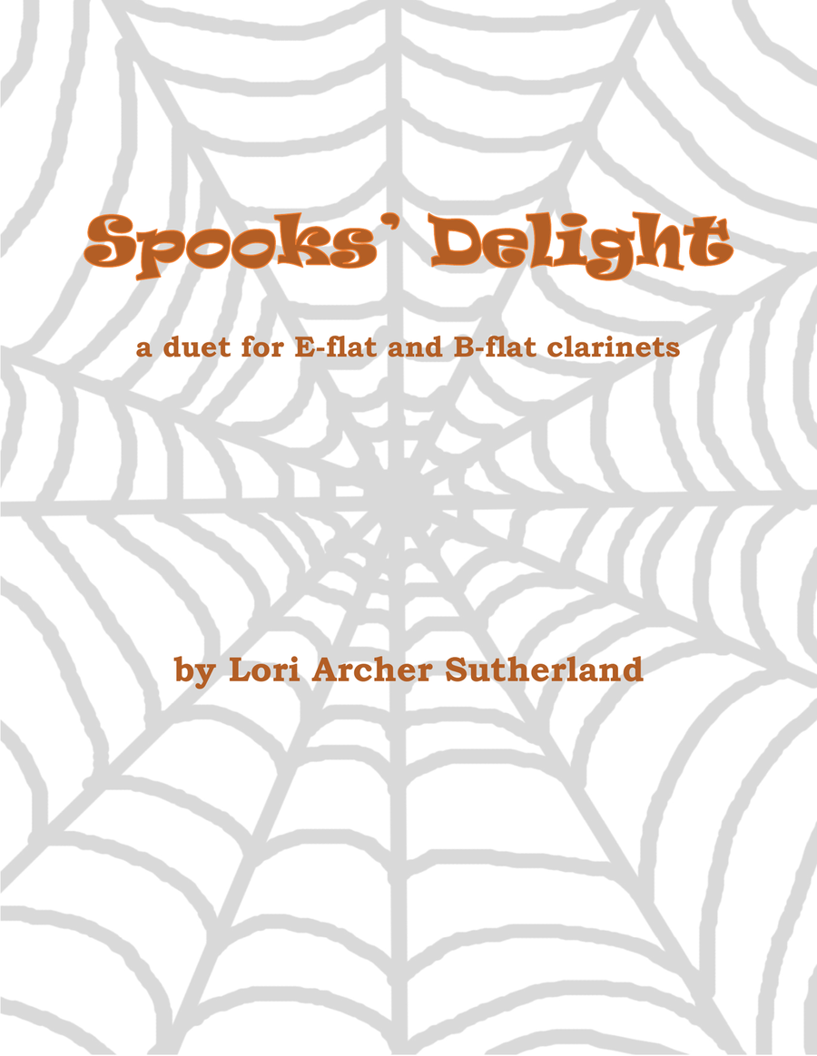 Spooks' Delight Clarinet Duet scores gallery preview page 1