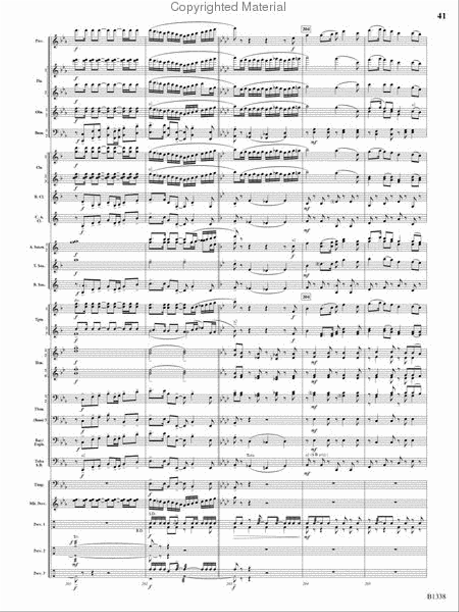 Rock Springs Saga Concert Band scores gallery preview page 39
