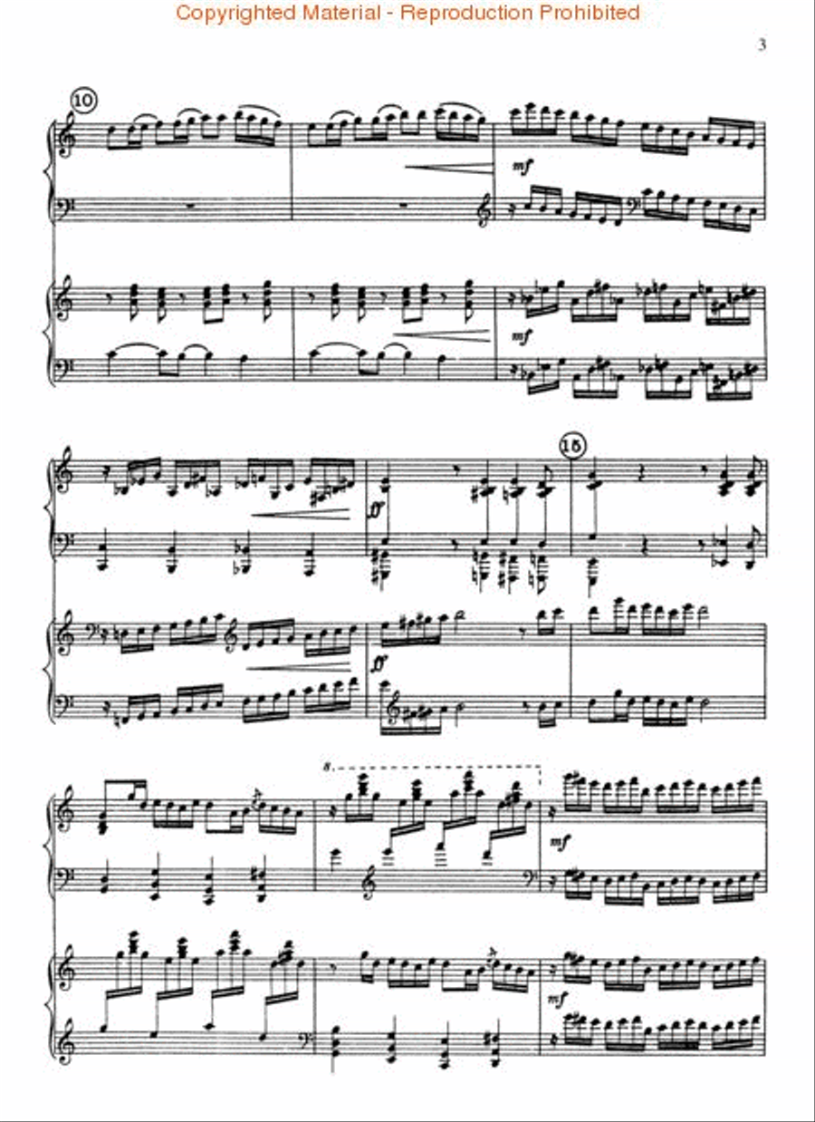 Scaramouche Piano Duet scores gallery preview page 3