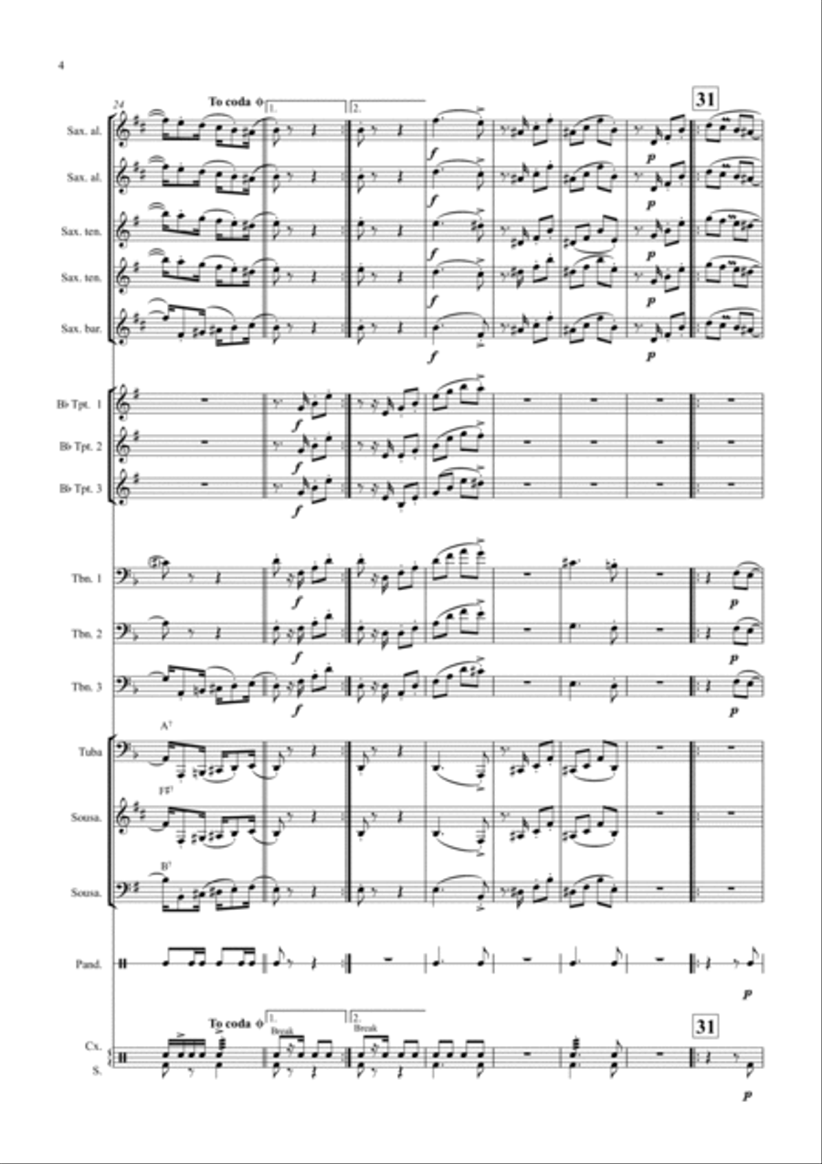 Espalha-Fogo Full Orchestra scores gallery preview page 4