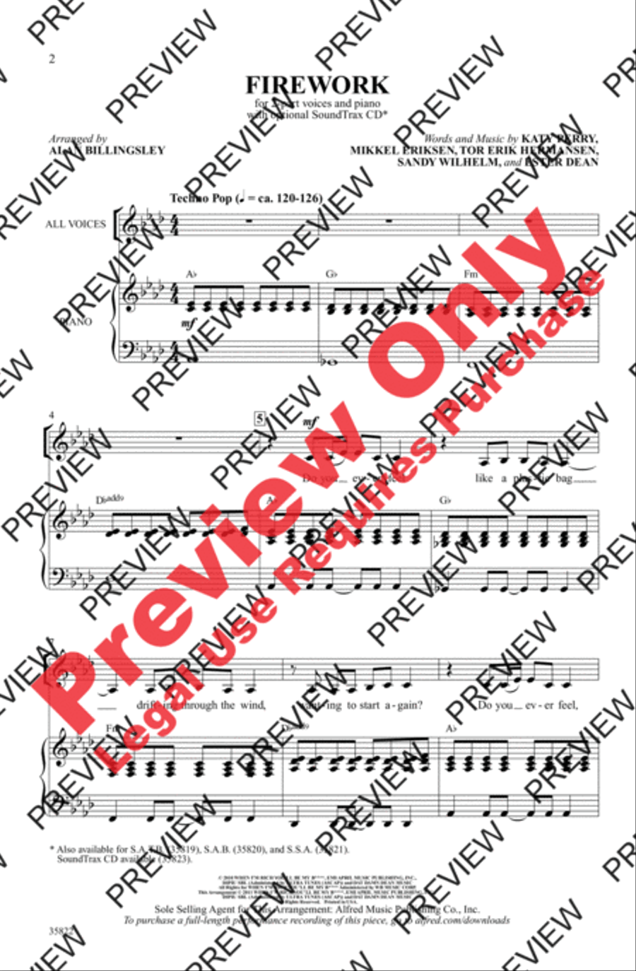 Firework Firework 2-Part scores gallery preview page 2