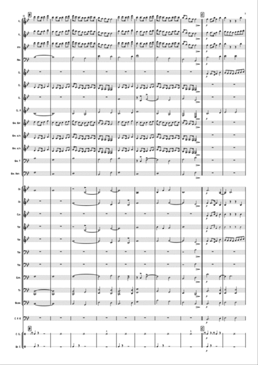 La marche de Robert Bruce Concert Band scores gallery preview page 3
