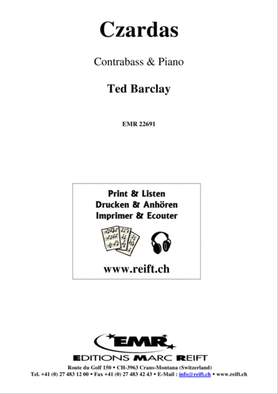 Czardas Double Bass scores gallery preview page 2