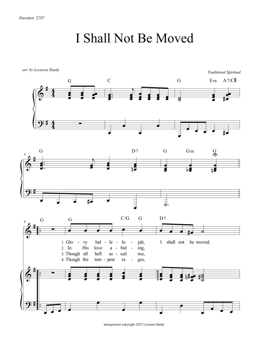 I Shall Not Be Moved image number null