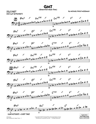 GMT (Greenwich Mean Time) - Bass Clef Solo Sheet