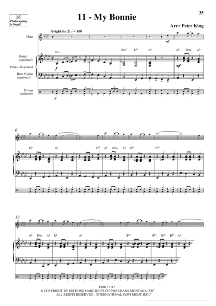 20 Celtic Hits Flute Solo scores gallery preview page 13