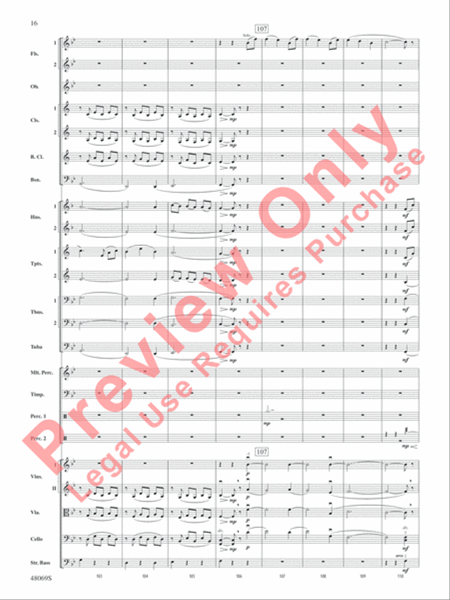 Nostalgia Full Orchestra scores gallery preview page 17