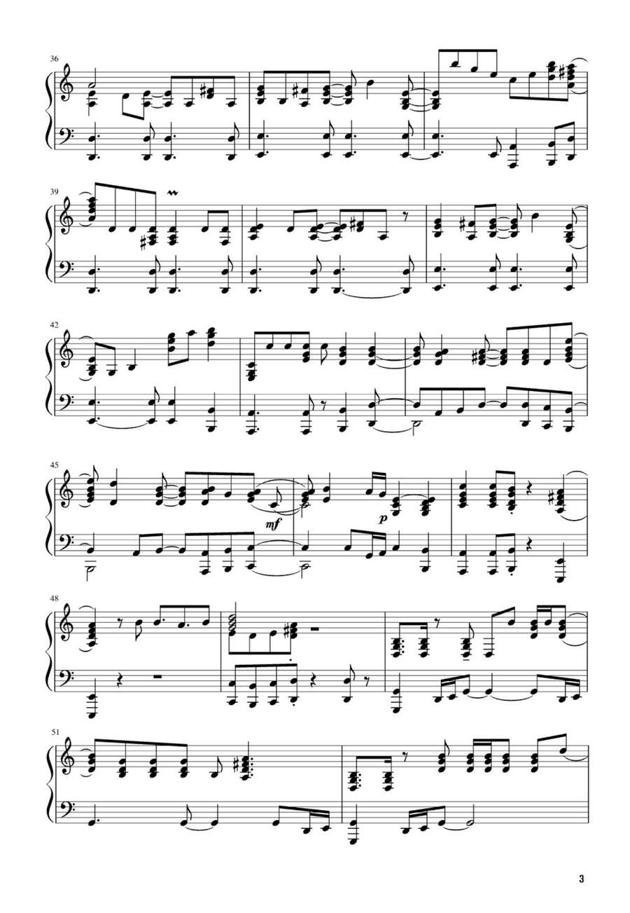 I Wanna Dance With Somebody Easy Piano scores gallery preview page 3