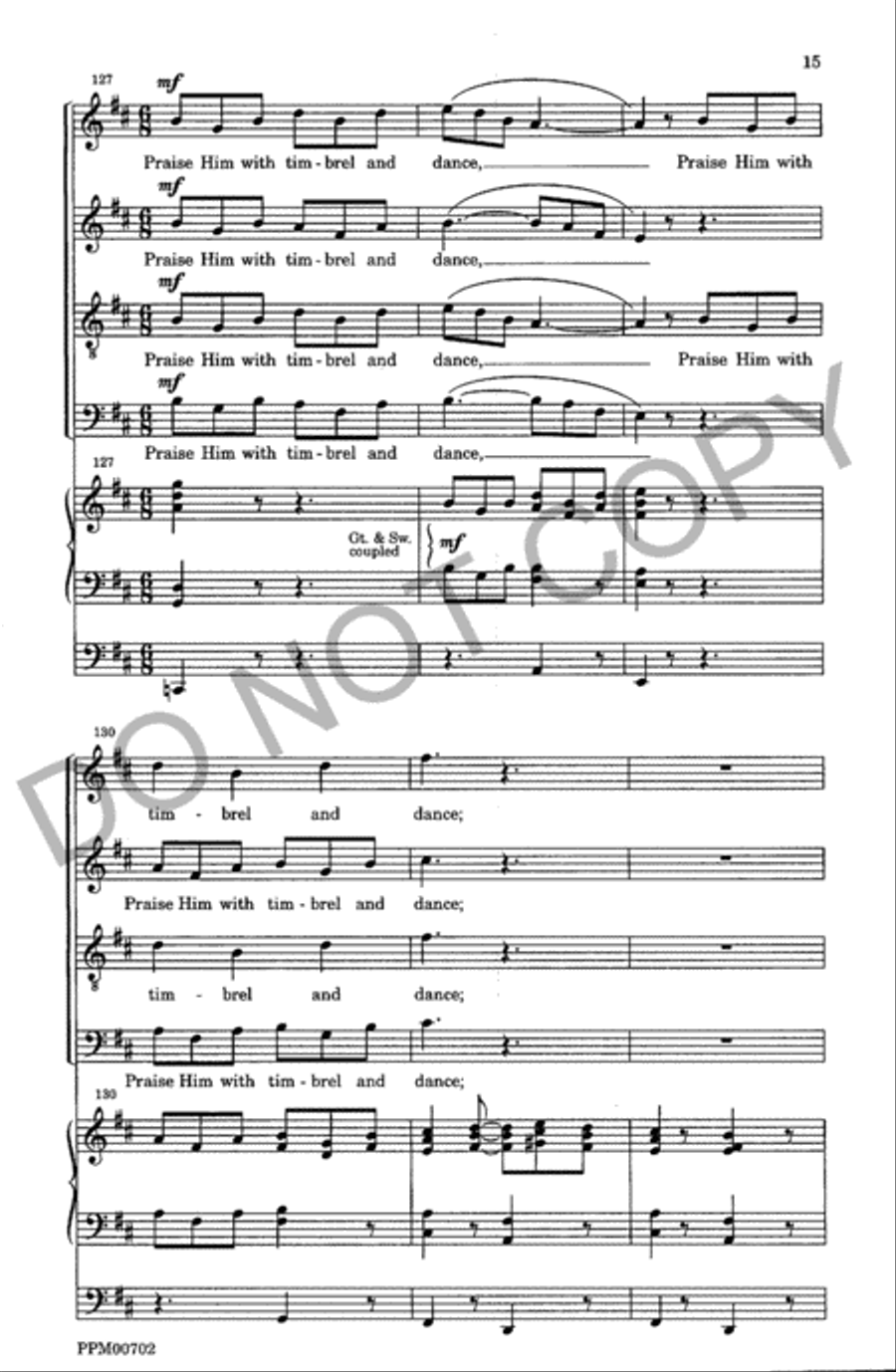 Alleluia! Christ is Risen 4-Part scores gallery preview page 16