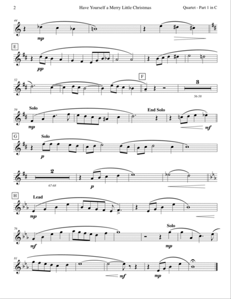 Have Yourself A Merry Little Christmas from MEET ME IN ST. LOUIS Viola scores gallery preview page 6
