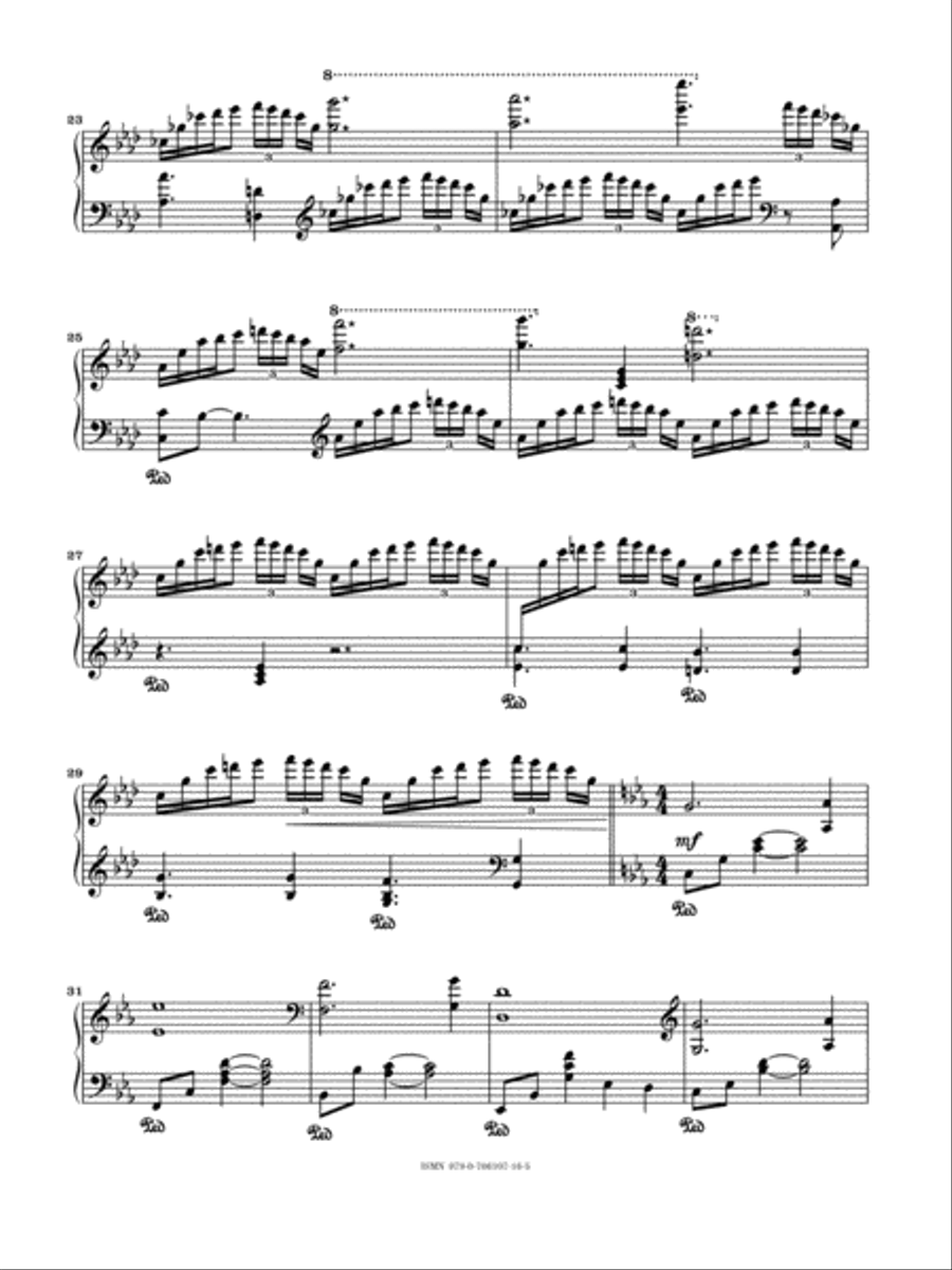 Ian Ring - Opus Arcana - 6 - Lovers Piano Solo scores gallery preview page 5