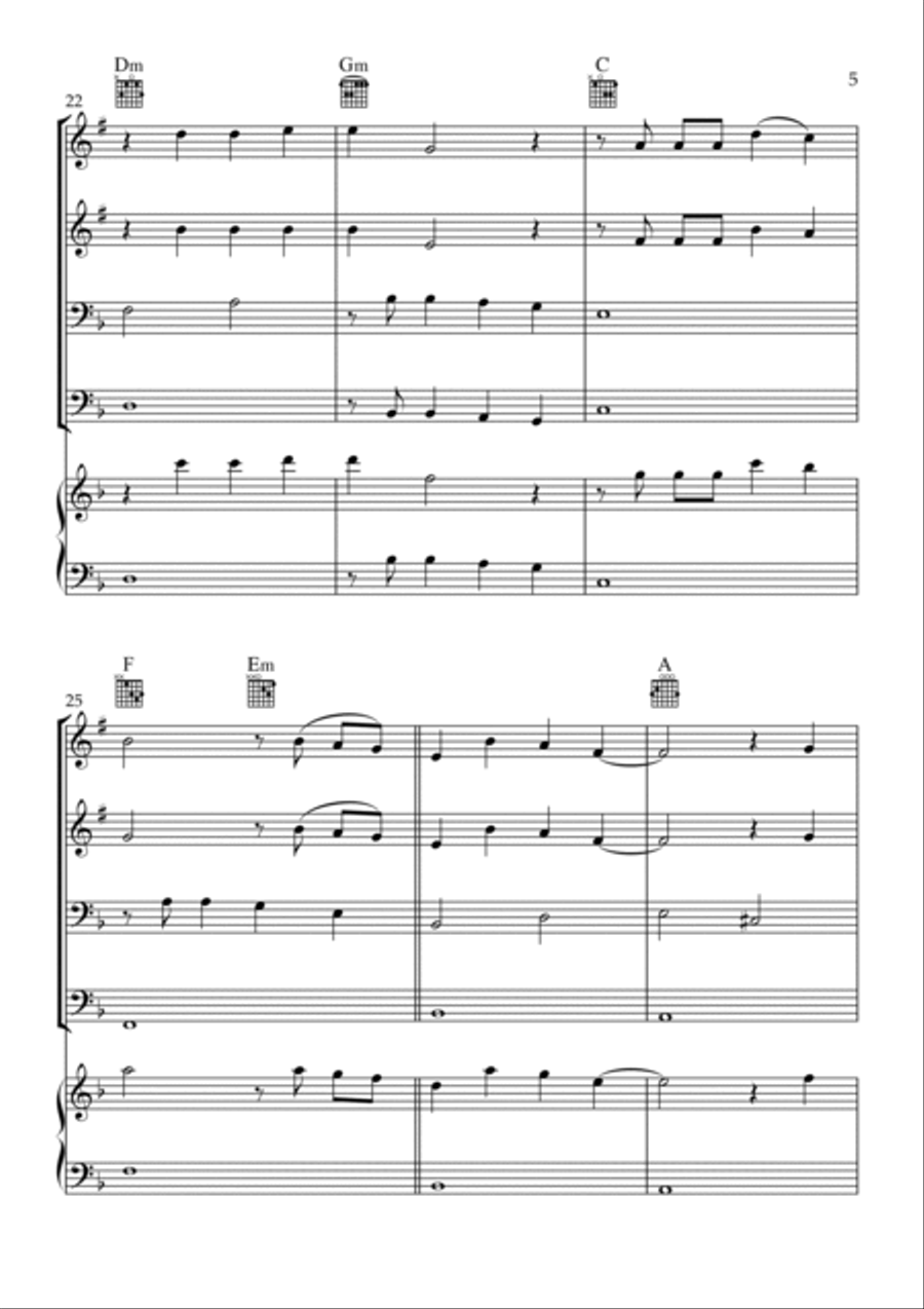 Flowers Trombone scores gallery preview page 5