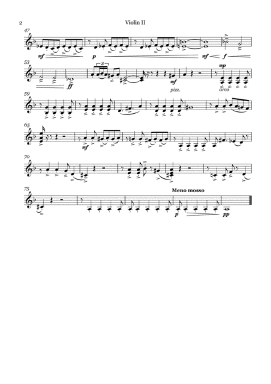Tango for May String Quartet scores gallery preview page 5