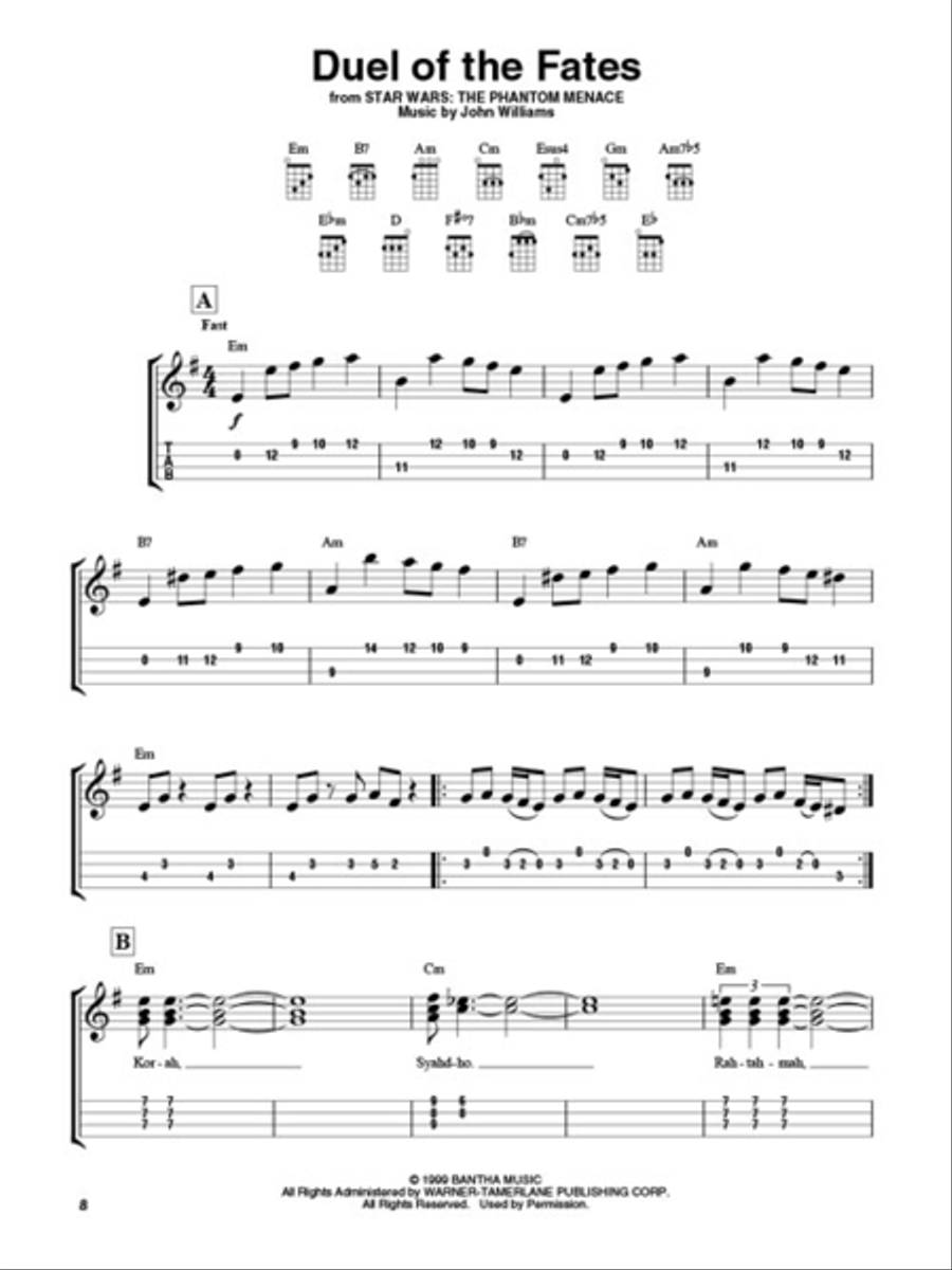 Star Wars – Ukulele Ukulele scores gallery preview page 5