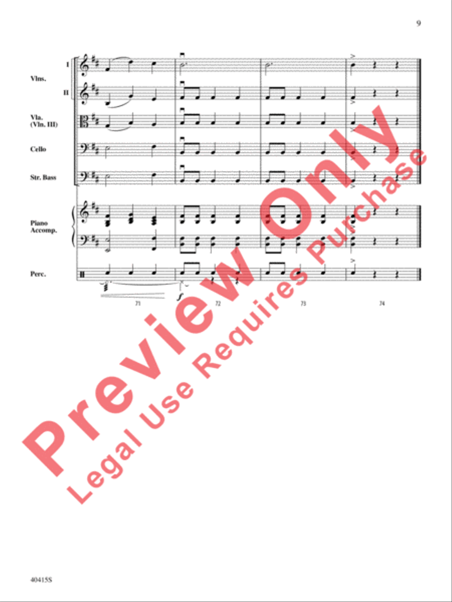 Ghost Ship String Orchestra scores gallery preview page 10