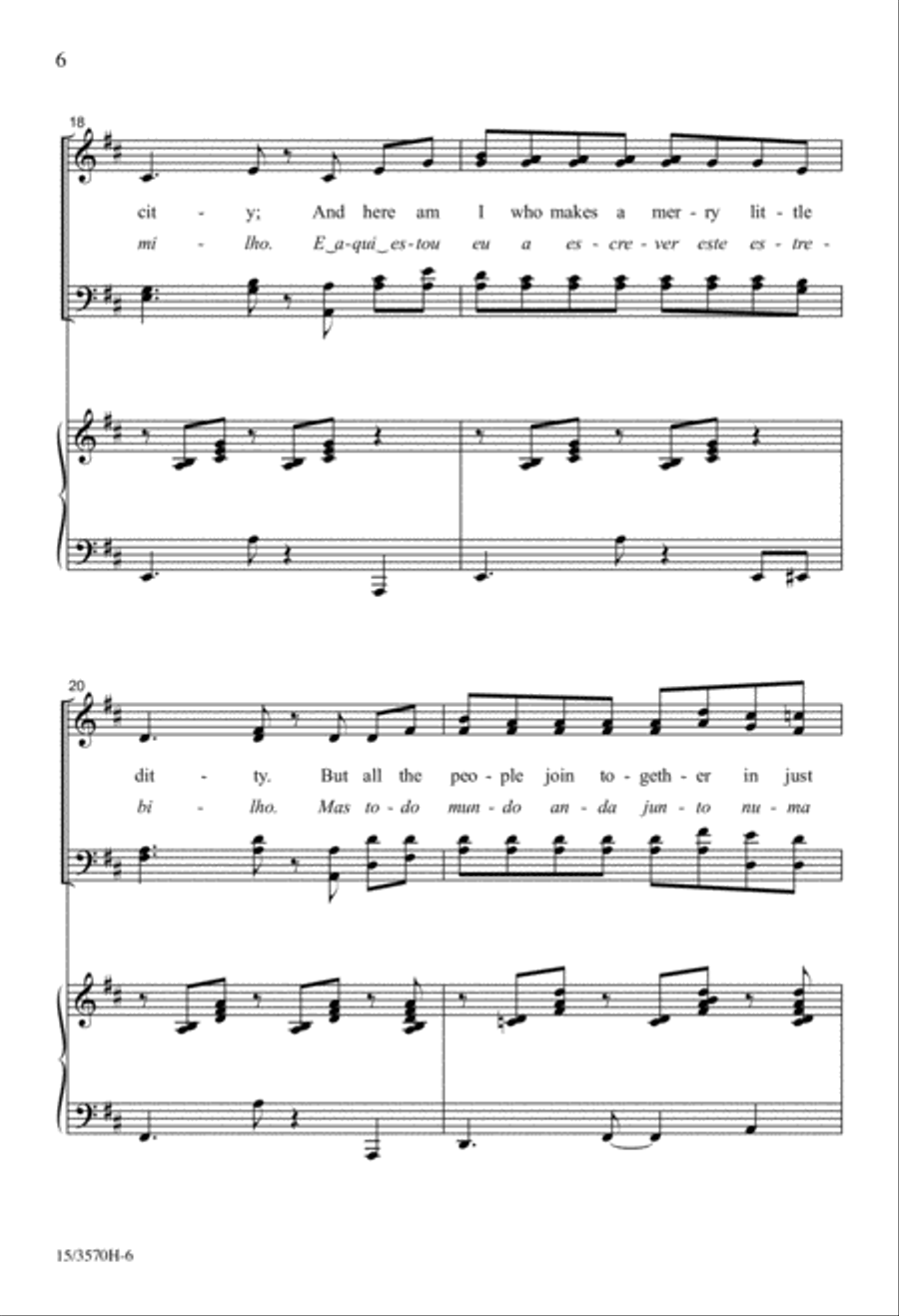 They All Dance the Samba 4-Part scores gallery preview page 5