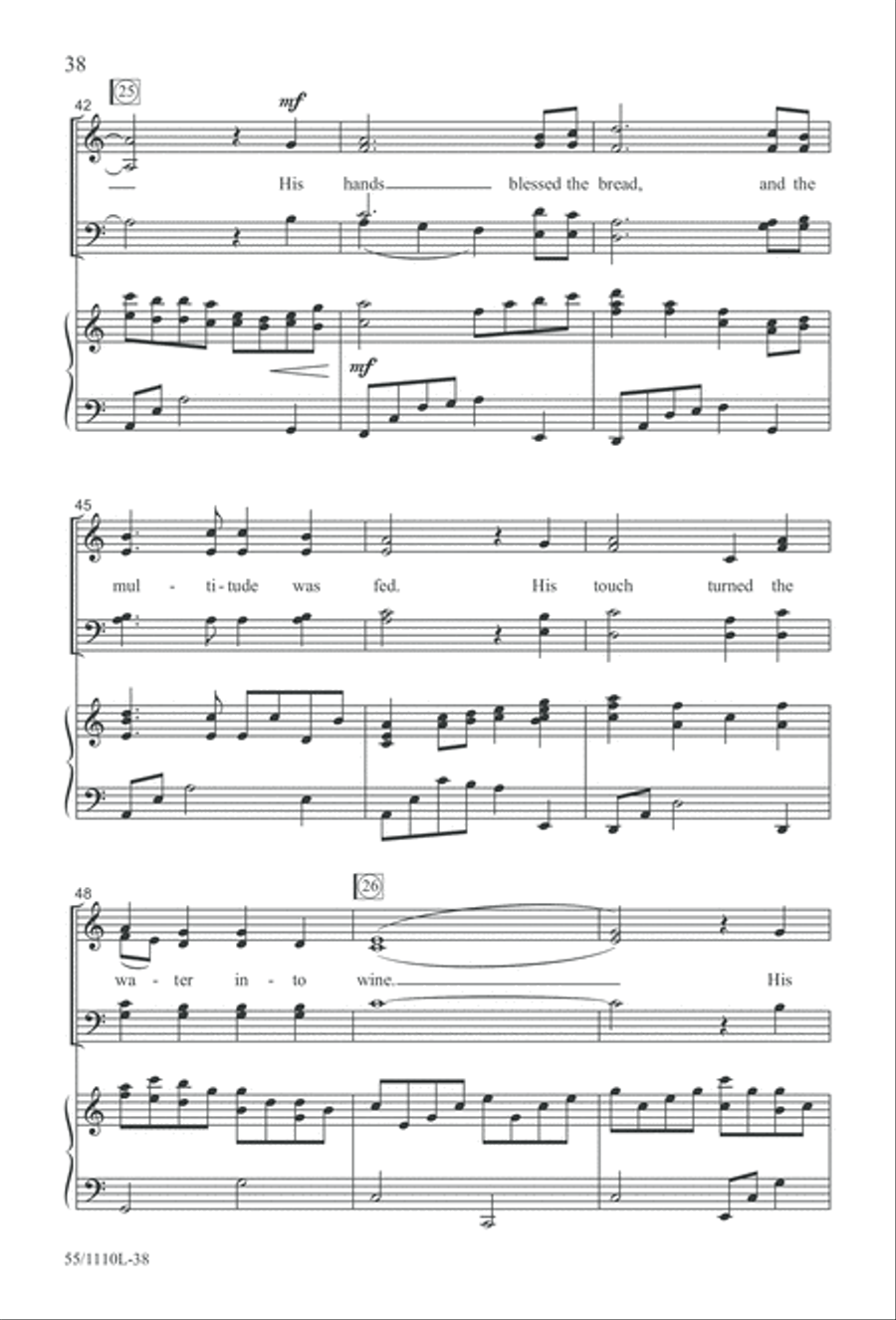The Living Last Supper 4-Part scores gallery preview page 39