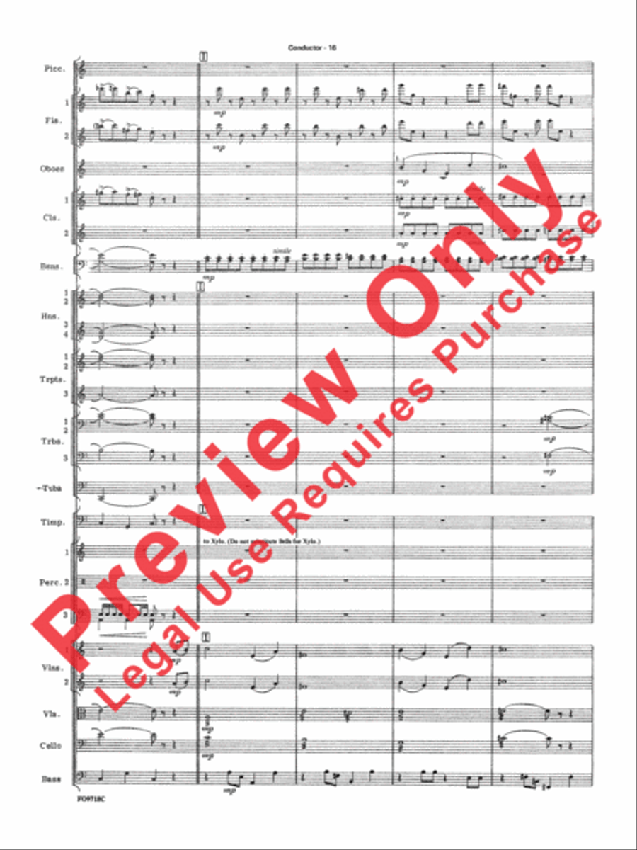The Empire Strikes Back Medley Full Orchestra scores gallery preview page 47