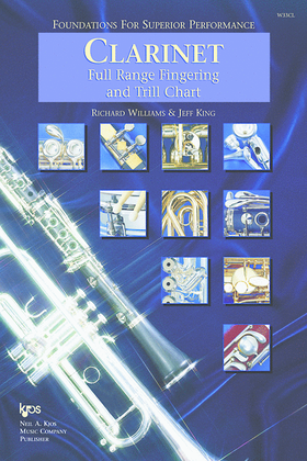 Book cover for Foundations For Superior Performance Full Range Fingering and Trill Chart-Clarinet