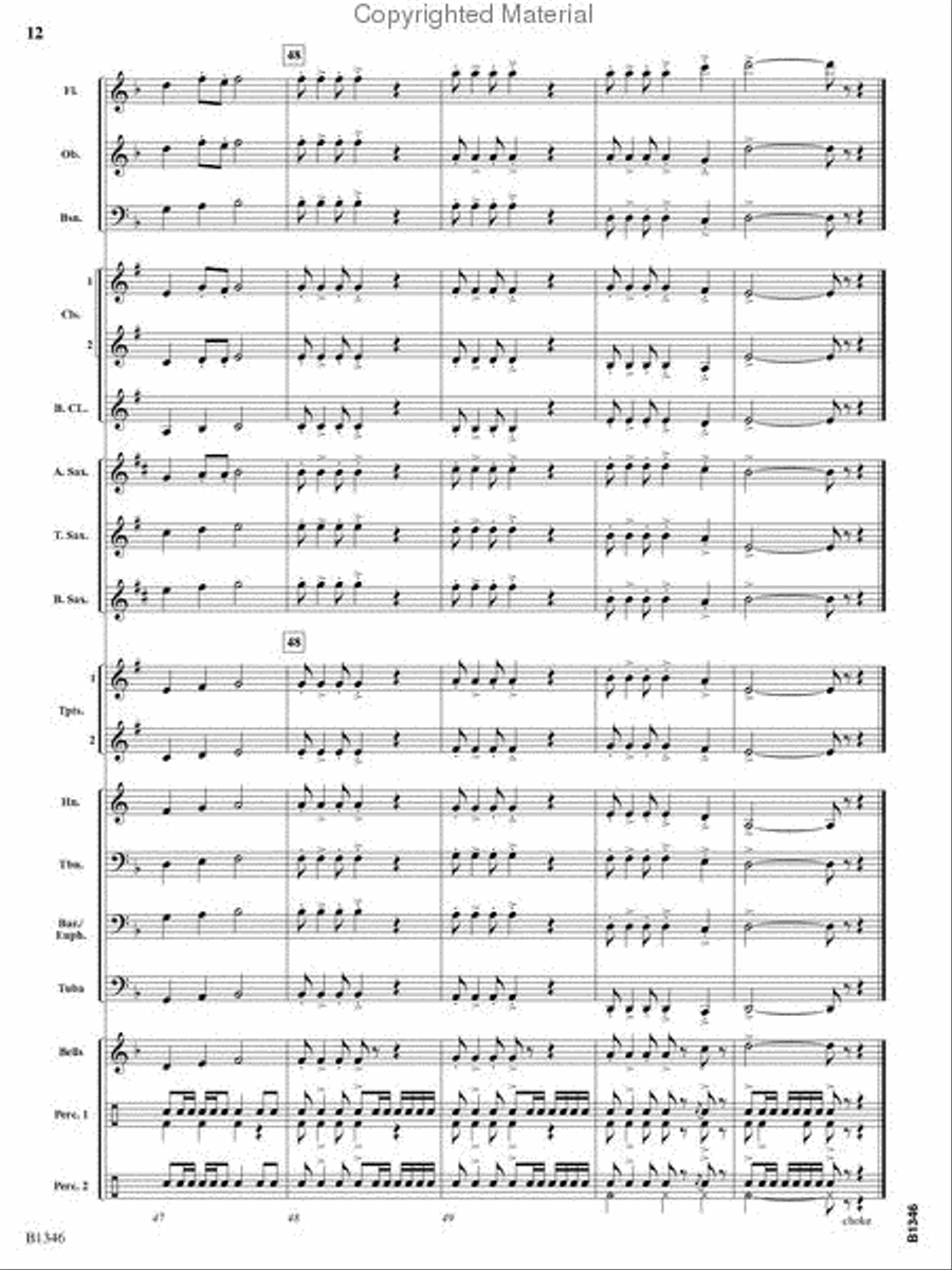 Pride and Purpose Concert Band scores gallery preview page 11