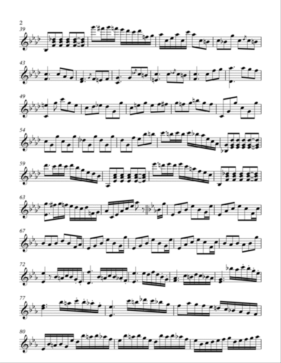 Absence Acoustic Guitar scores gallery preview page 2