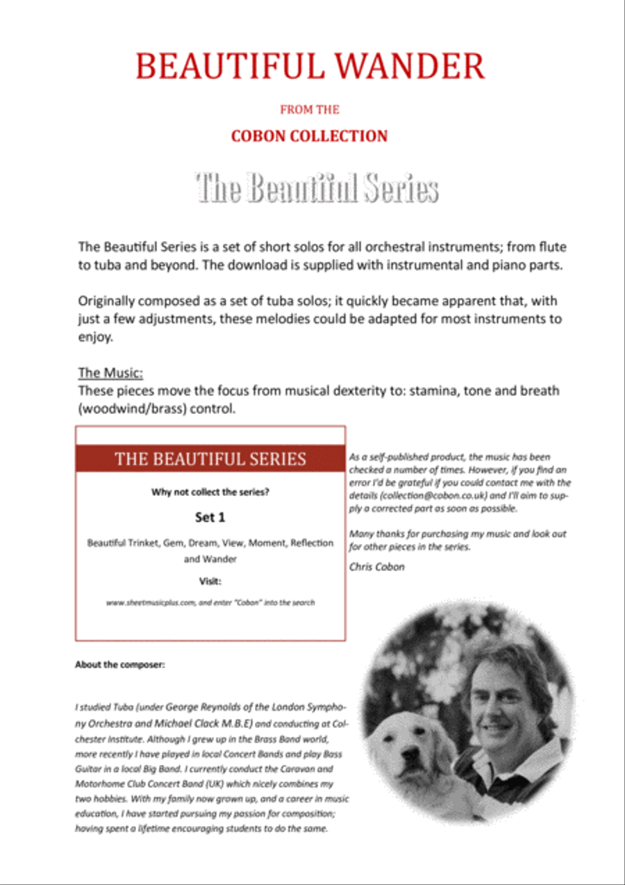 No.7 Beautiful Wander (Bassoon) Bassoon Solo scores gallery preview page 2