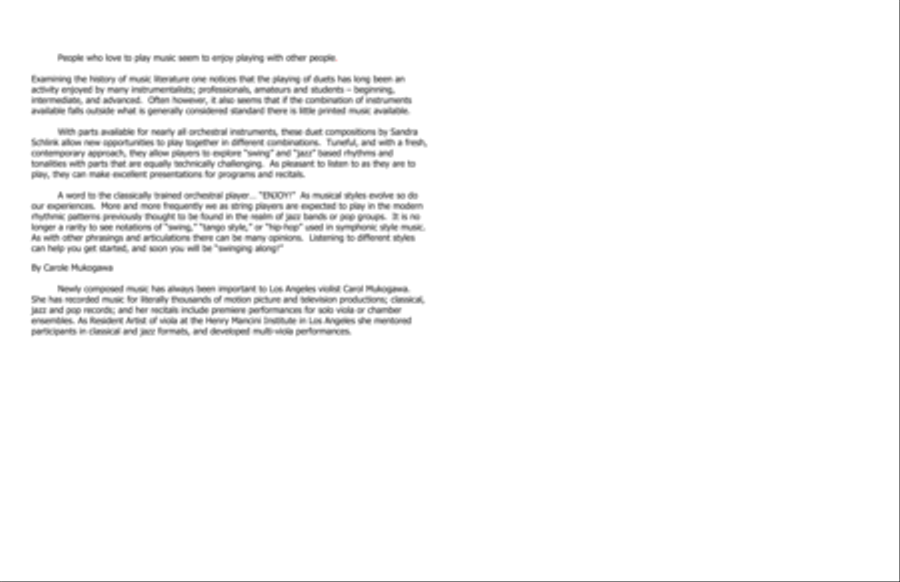 Jazz Flute book 1 Flute Duet scores gallery preview page 2