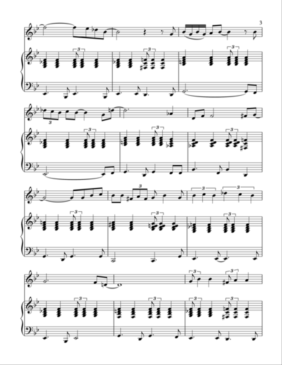 The Pink Panther from THE PINK PANTHER Small Ensemble scores gallery preview page 4