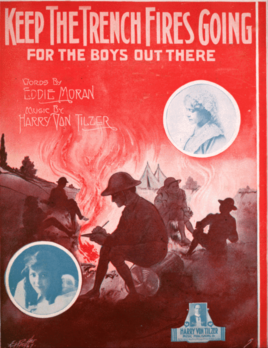 Keep the Trench Fires Going (For the Boys Out There) Voice scores gallery preview page 1