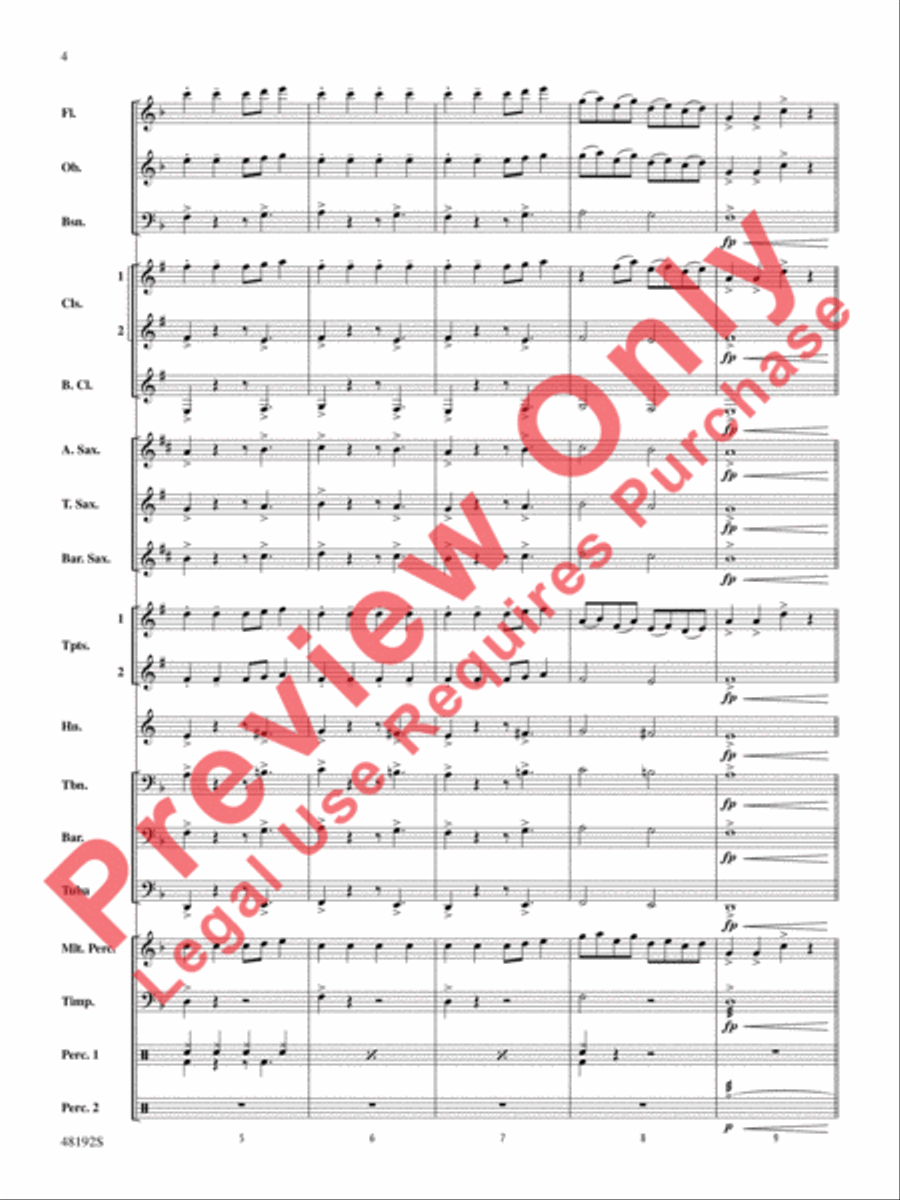 If I Can't Have You Concert Band scores gallery preview page 5