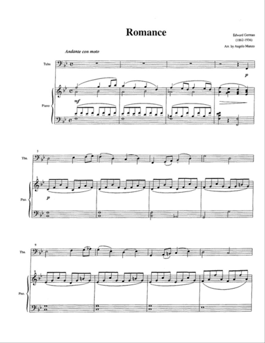 Romance Tuba scores gallery preview page 2