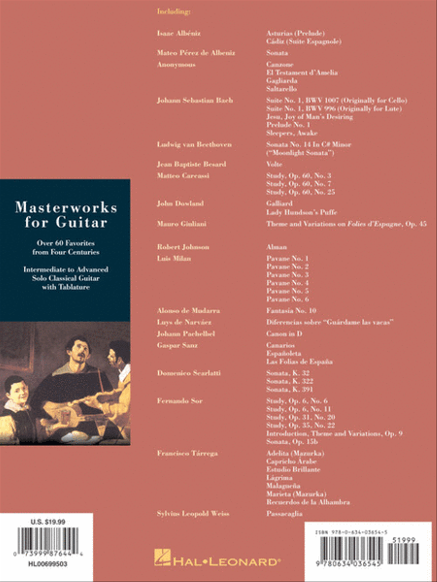 Masterworks for Guitar Acoustic Guitar scores gallery preview page 7