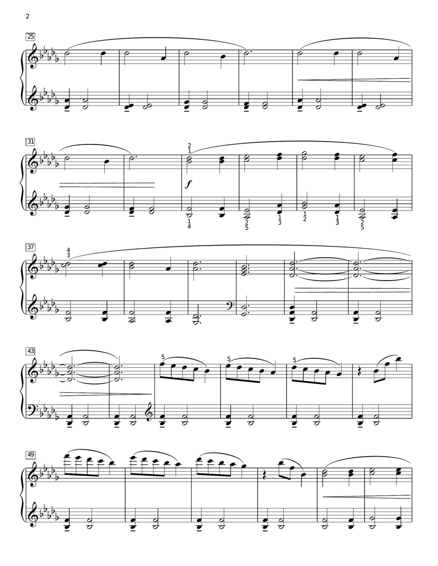 We Three Kings Of Orient Are (arr. Phillip Keveren) Piano Solo scores gallery preview page 2