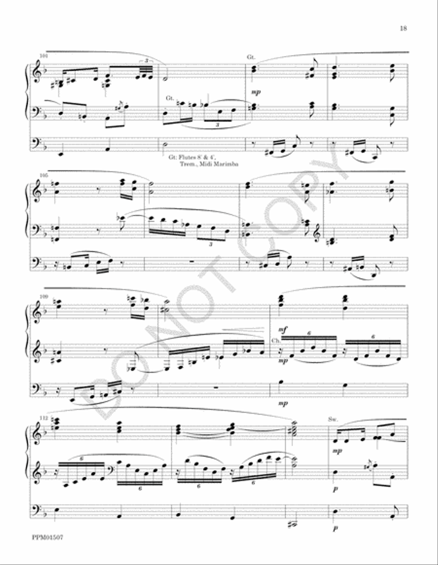 Charles Wesley Organbook Organ scores gallery preview page 24