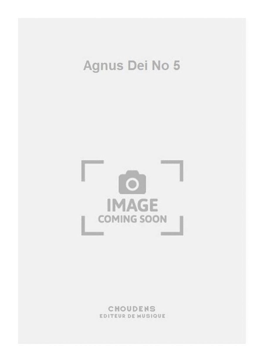 Agnus Dei No 5 Agnus Dei No 5 Alto Voice scores gallery preview page 1
