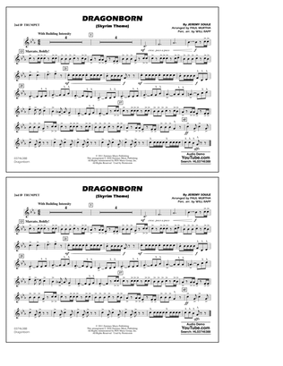 Dragonborn (Skyrim Theme) (arr. Will Rapp & Paul Murtha) - 2nd Bb Trumpet