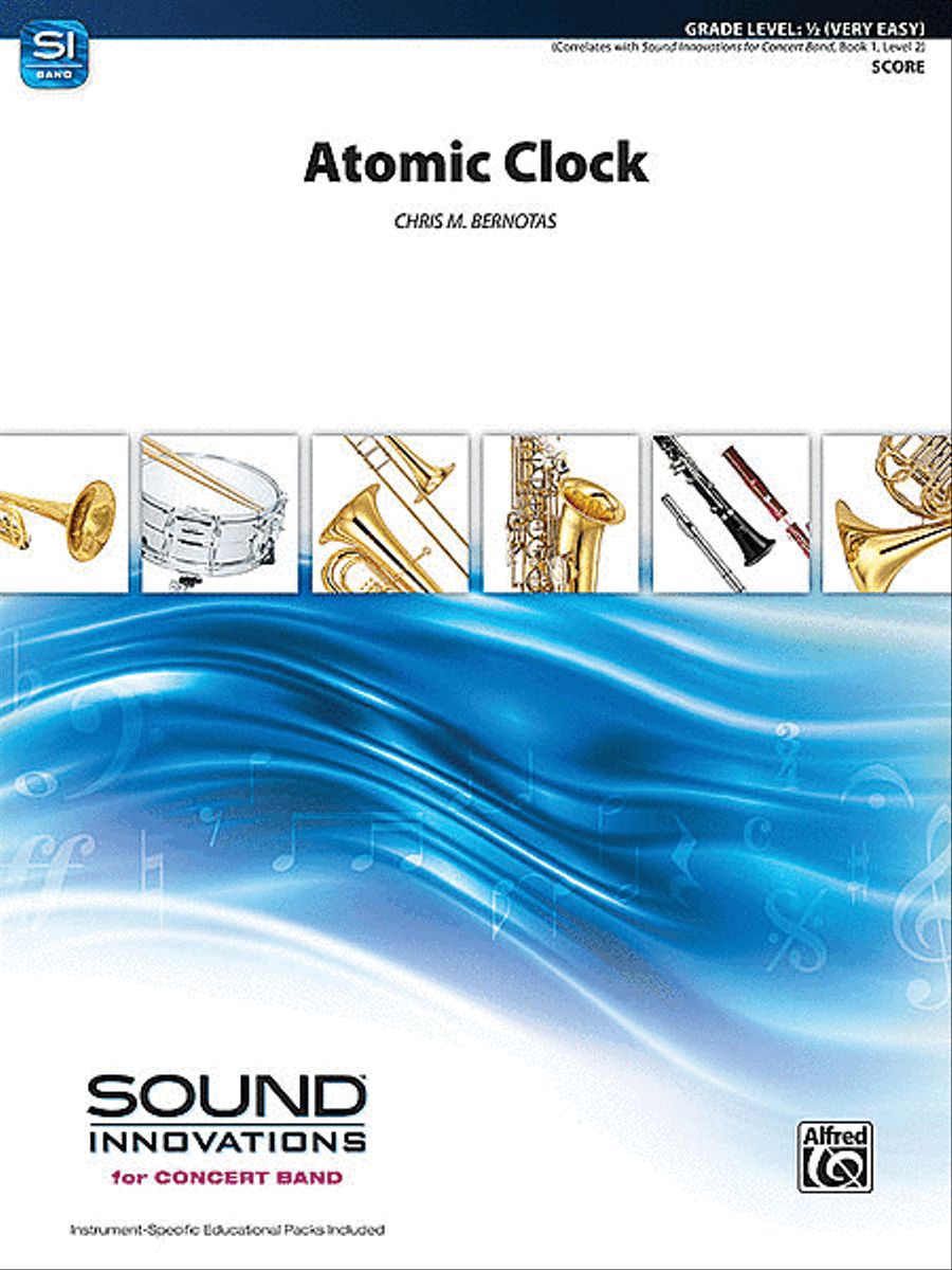 Atomic Clock Concert Band scores gallery preview page 1