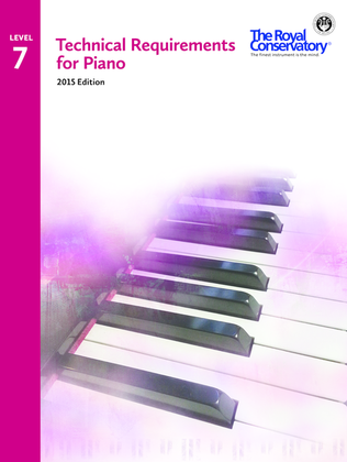 Book cover for Technical Requirements for Piano Level 7