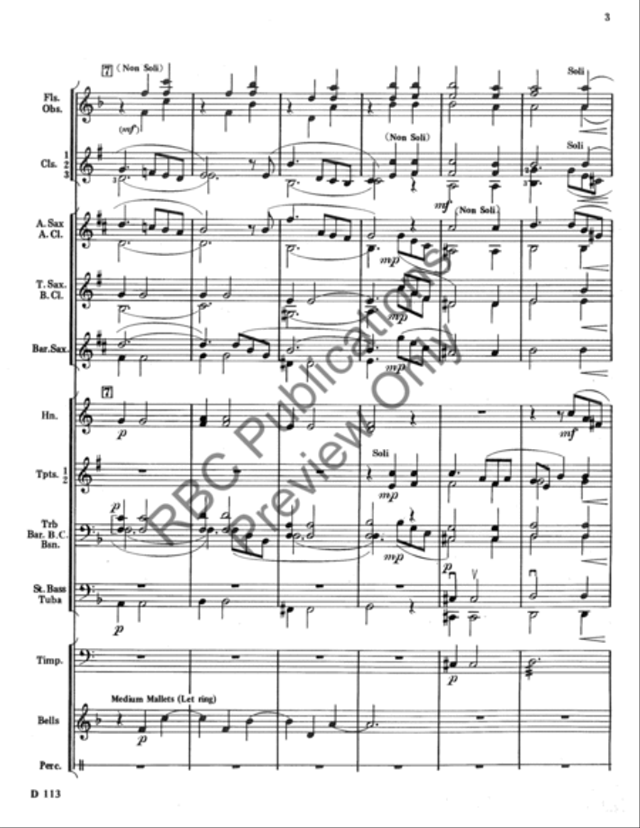Preludium Preludium Concert Band scores gallery preview page 4